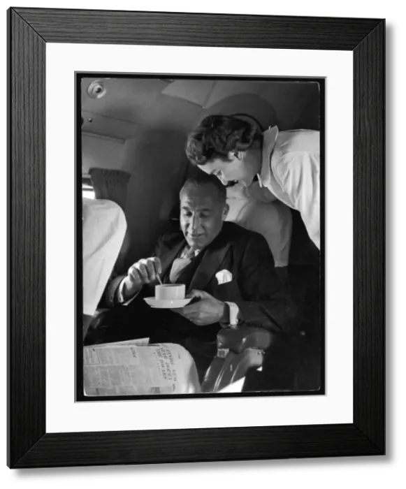 Framed Print : Passenger Takes a Coffee Framed Print : Passenger Takes a Coffee