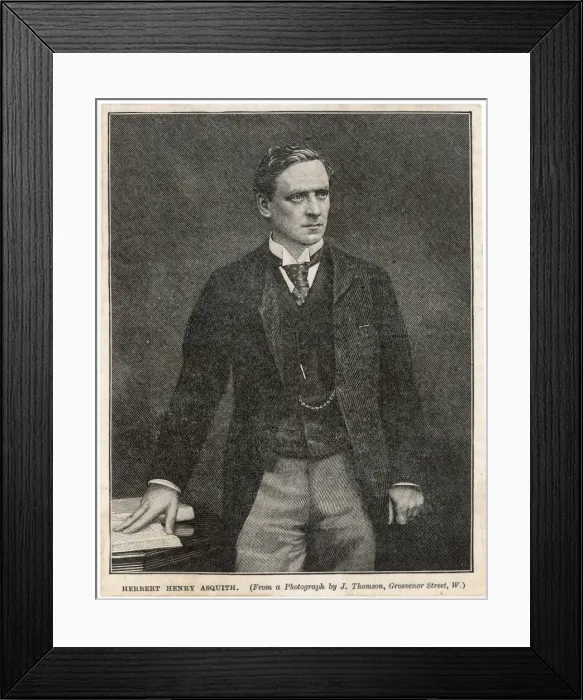 Framed Print : Herbert Henry Asquith