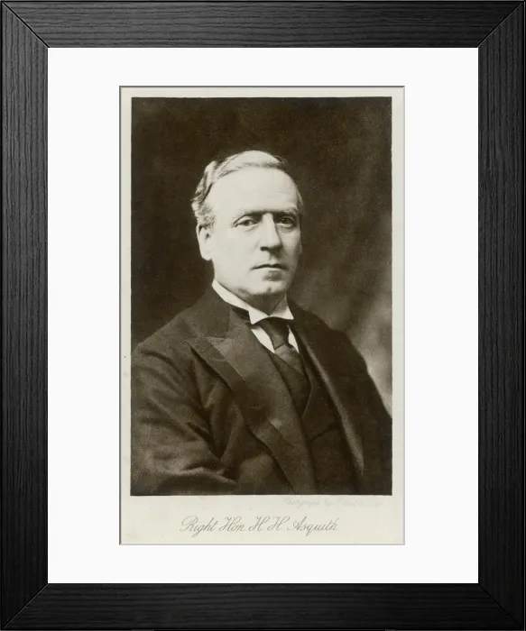 Framed Print : H H Asquith / Elliot & Fry Framed Print : H H Asquith / Elliot & Fry