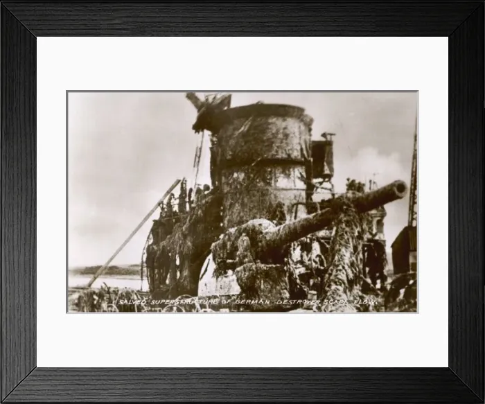 Framed Print : Salvaged Destroyer Framed Print : Salvaged Destroyer