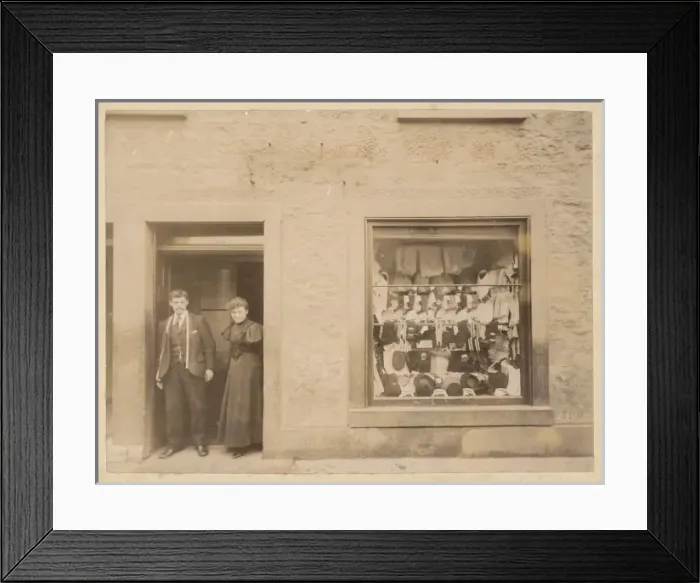 Framed Print : Glasgow Clothes Shop Framed Print : Glasgow Clothes Shop