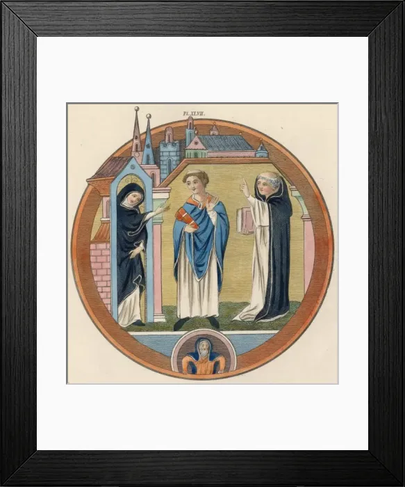 Framed Print : Monastical Habits Framed Print : Monastical Habits