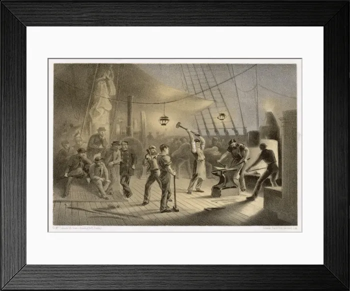 Framed Print : Great Eastern Forge Framed Print : Great Eastern Forge