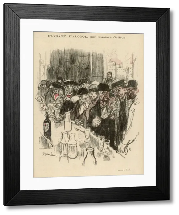 Framed Print : Working Mens Bar, Paris Framed Print : Working Mens Bar, Paris