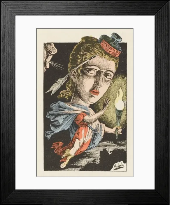 Framed Print : Press Personified Framed Print : Press Personified