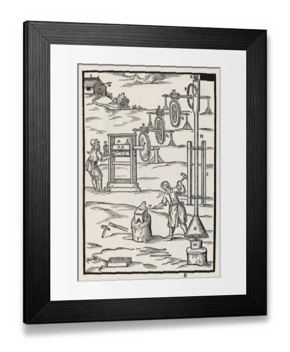 Framed Print : Rolling out Sheet Metal Framed Print : Rolling out Sheet Metal
