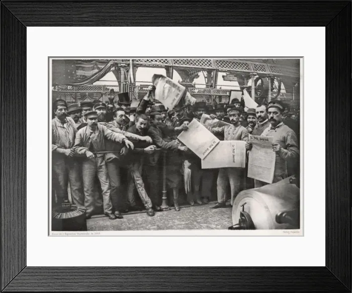 Framed Print : PETIT JOURNAL PRINTED Framed Print : PETIT JOURNAL PRINTED