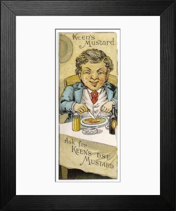 Framed Print : Advert / Mustard / Keen s Framed Print : Advert / Mustard / Keen s