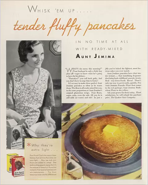 Advert  /  Pancake Mix 1931