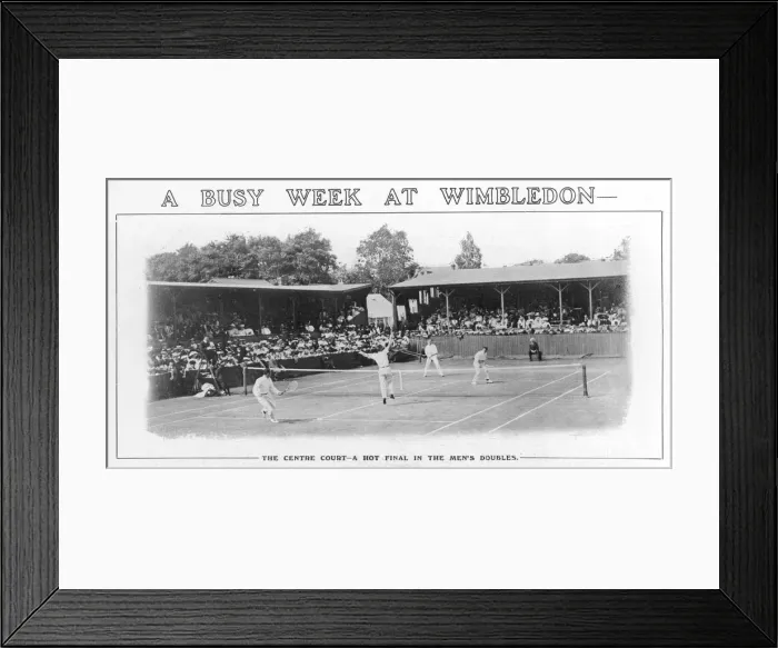 Framed Print : Wimbledon Doubles Framed Print : Wimbledon Doubles