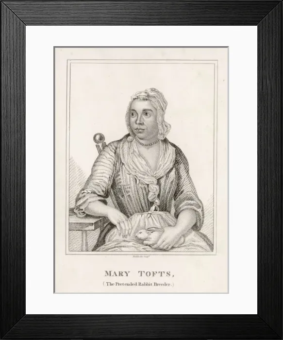 Framed Print : Mary Tofts, Rabbit Mum Framed Print : Mary Tofts, Rabbit Mum