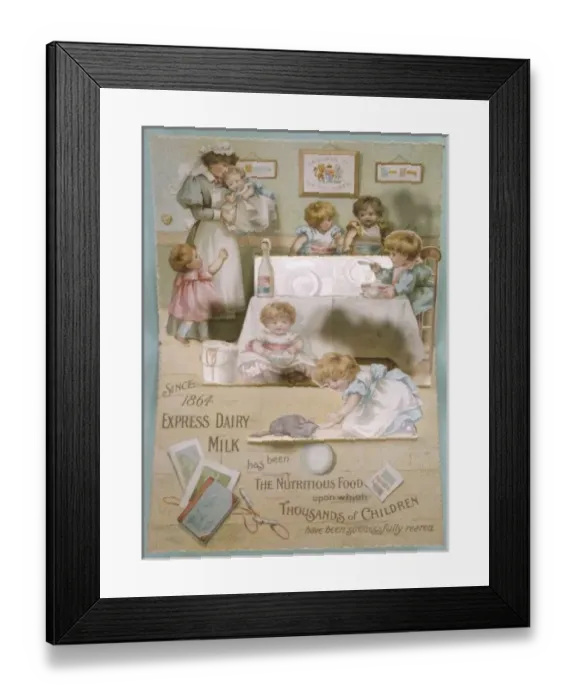 Framed Print : Advert / Express Milk Framed Print : Advert / Express Milk