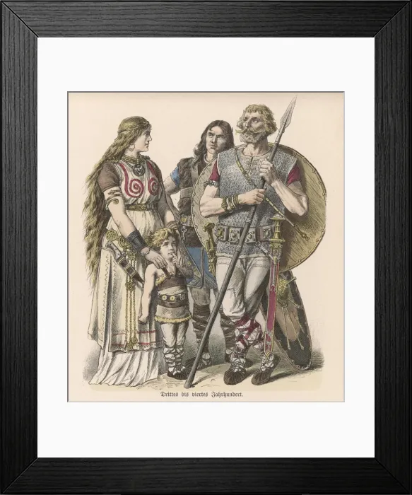Framed Print : German Men / Women C4 Framed Print : German Men / Women C4