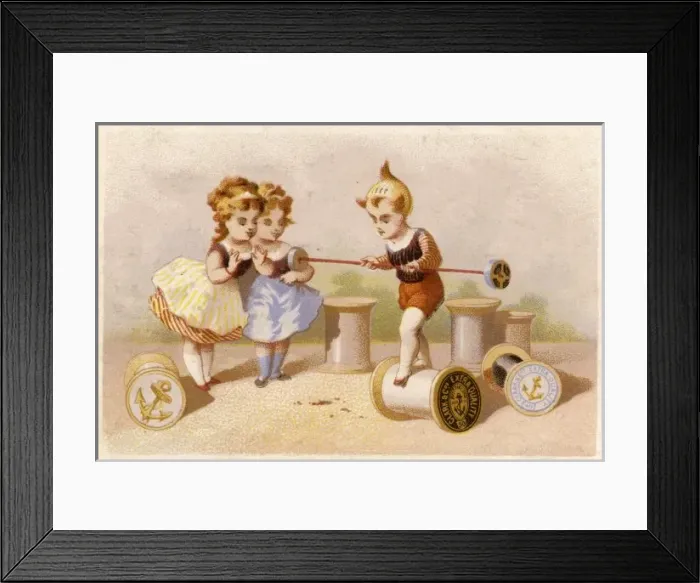 Framed Print : Advert / Anchor Thread 1 / 2 Framed Print : Advert / Anchor Thread 1 / 2