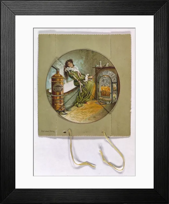 Framed Print : Advert / Gulf Geyser 1900 Framed Print : Advert / Gulf Geyser 1900