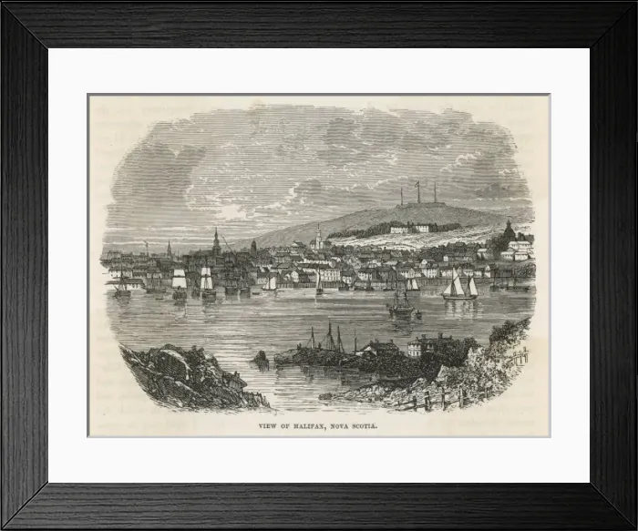 Framed Print : Canada / Halifax 19C Framed Print : Canada / Halifax 19C