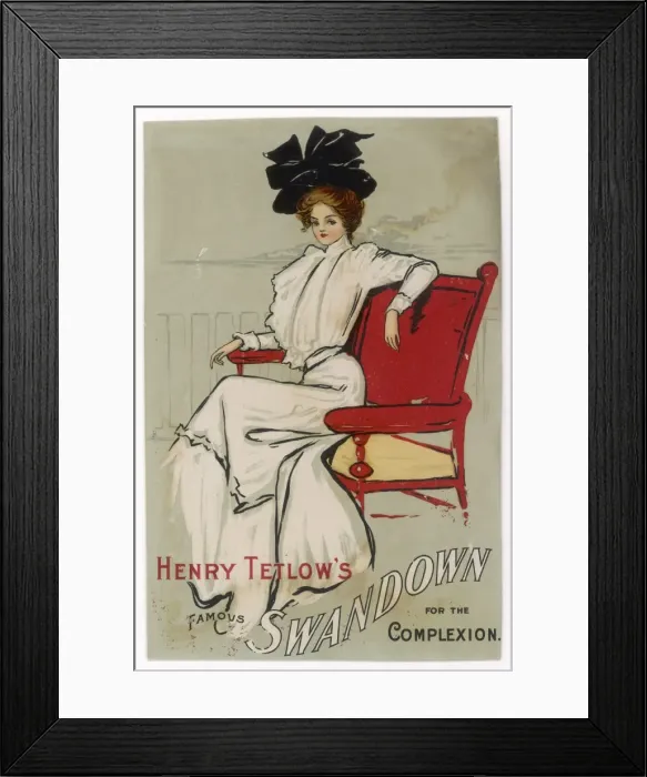 Framed Print : Advert / Swandown Powder Framed Print : Advert / Swandown Powder