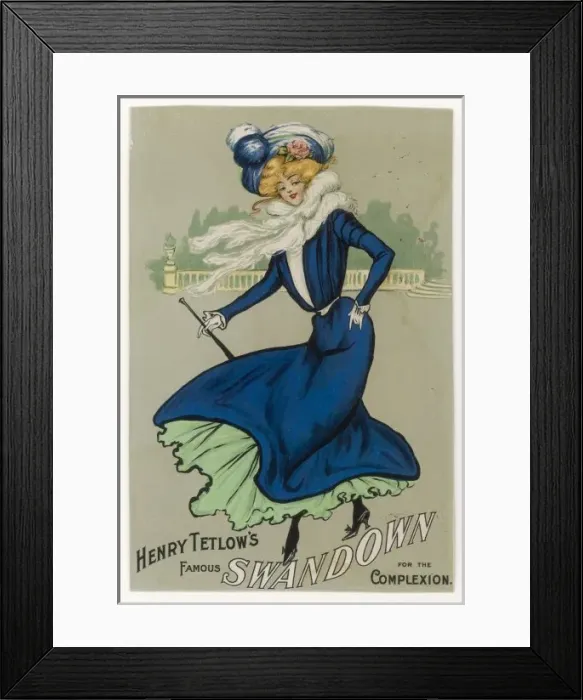 Framed Print : Advert / Swandown Powder Framed Print : Advert / Swandown Powder