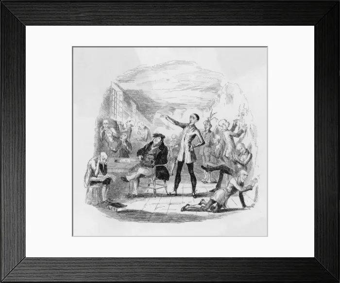 Framed Print : London Asylum / Grant / 1838 Framed Print : London Asylum / Grant / 1838