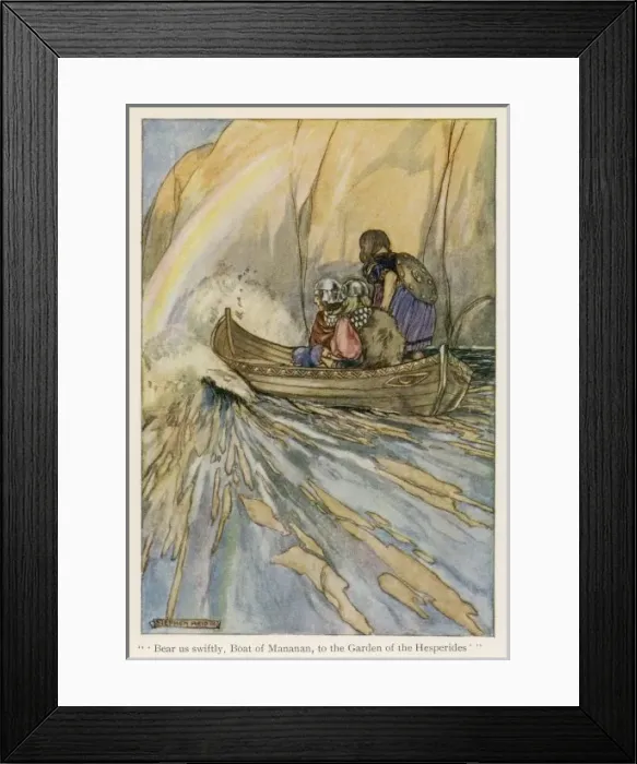 Framed Print : Irish Myth / Mananan Boat Framed Print : Irish Myth / Mananan Boat