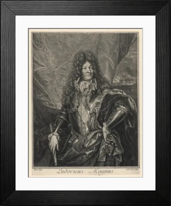 Framed Print : Louis Xiv / Geuslin / Furste Framed Print : Louis Xiv / Geuslin / Furste