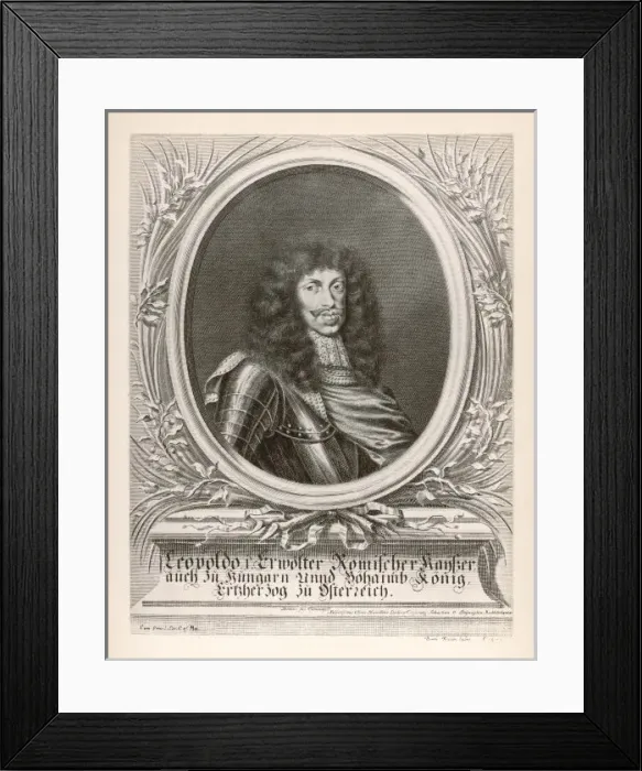 Framed Print : Leopold I / Hre / Fursten Framed Print : Leopold I / Hre / Fursten