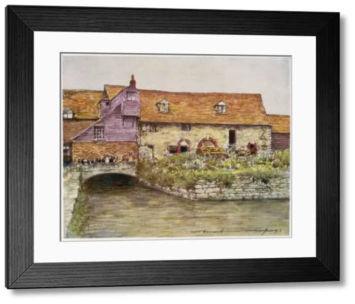 Framed Print : Abingdon  /  Mill  /  Menpes