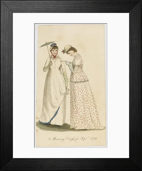Framed Print : Morning Dress 1799 Framed Print : Morning Dress 1799