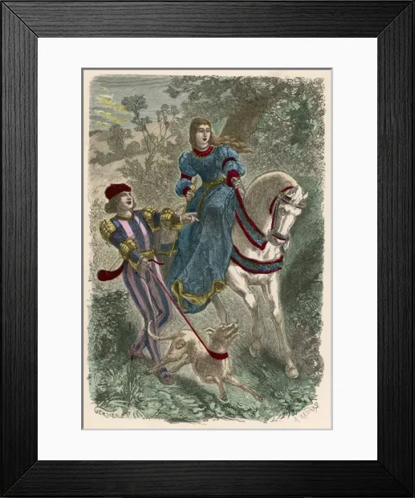 Framed Print : Hunting Dress 1450 Framed Print : Hunting Dress 1450