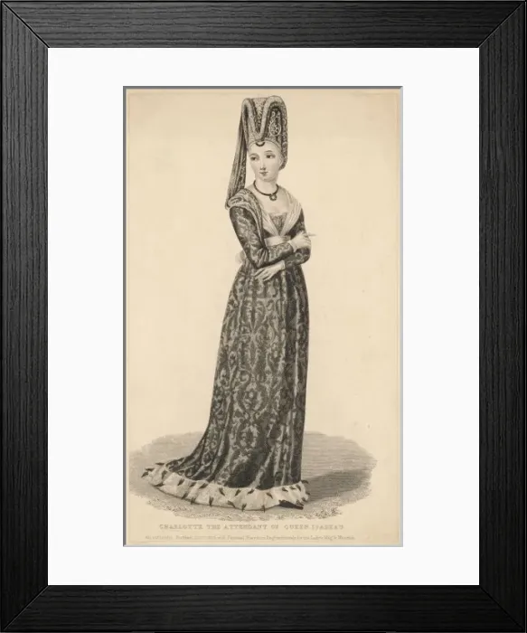 Framed Print : Court Lady 1389 Framed Print : Court Lady 1389