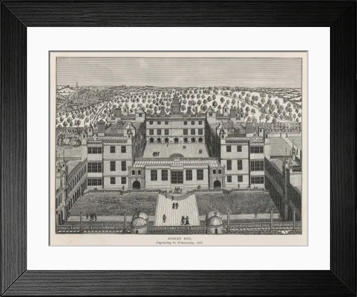 Framed Print : Audley End / Essex / 1688 Framed Print : Audley End / Essex / 1688