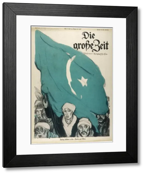 Framed Print : Wwi / 1915 / Turkish & Flag Framed Print : Wwi / 1915 / Turkish & Flag