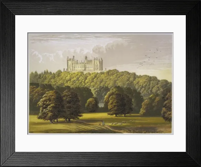 Framed Print : Belvoir Castle / 1879 Framed Print : Belvoir Castle / 1879