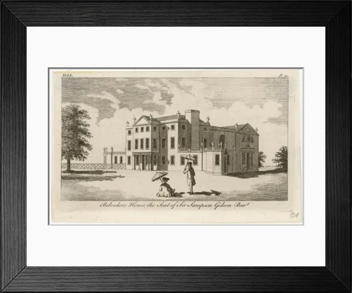 Framed Print : Belvedere House / Kent Framed Print : Belvedere House / Kent
