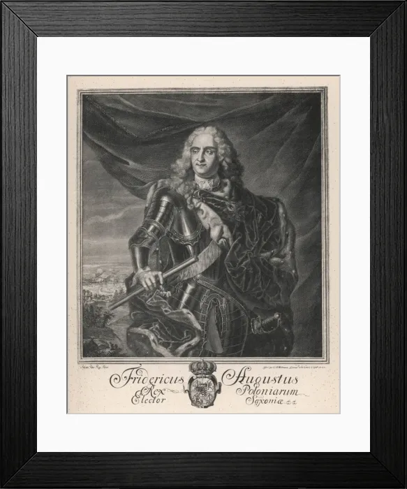 Framed Print : August Ii / Poland / Fursten Framed Print : August Ii / Poland / Fursten