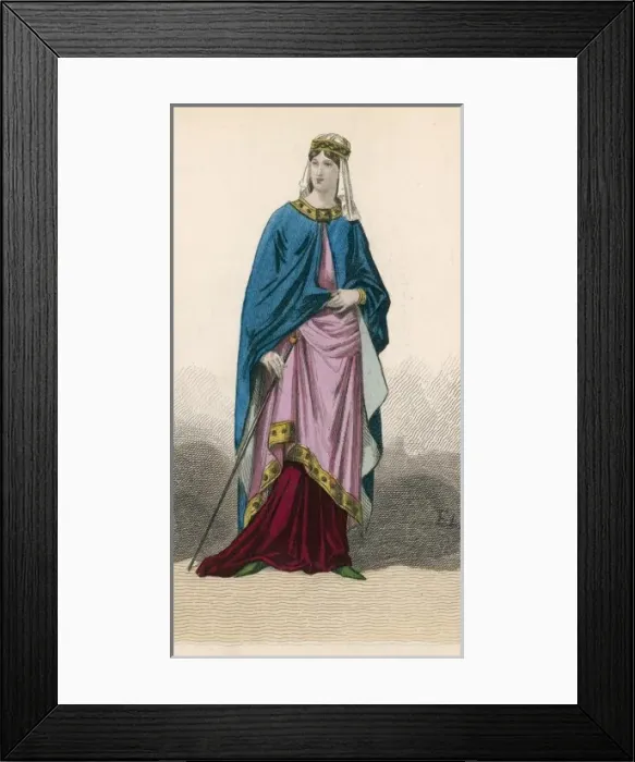 Framed Print : 9th Century Woman Framed Print : 9th Century Woman