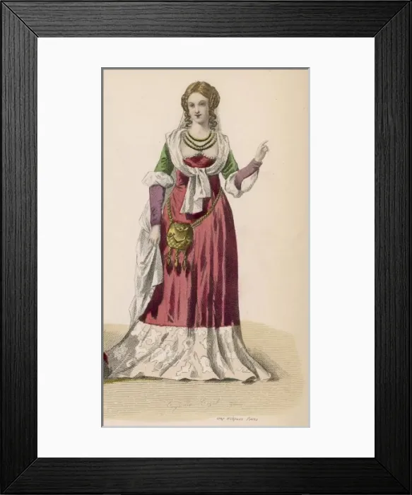 Framed Print : Noblewoman 1510 Framed Print : Noblewoman 1510
