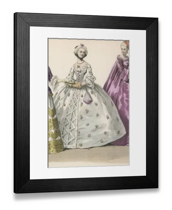Framed Print : Frenchwoman 1720 Framed Print : Frenchwoman 1720
