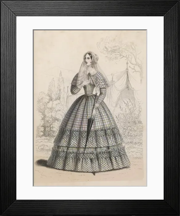 Framed Print : Vienna Fashion 1843 Framed Print : Vienna Fashion 1843