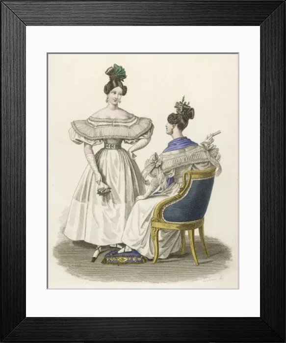 Framed Print : Fashion September 1832 Framed Print : Fashion September 1832