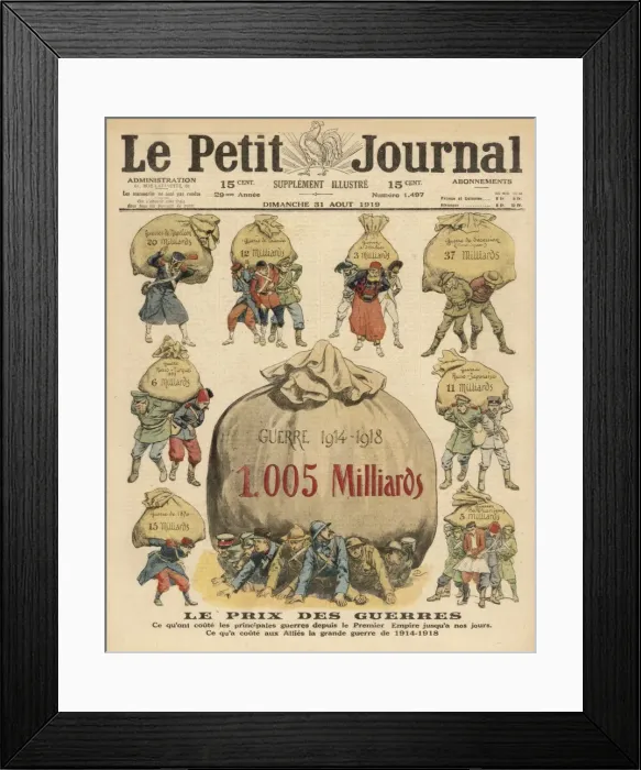 Framed Print : What the War Cost Framed Print : What the War Cost