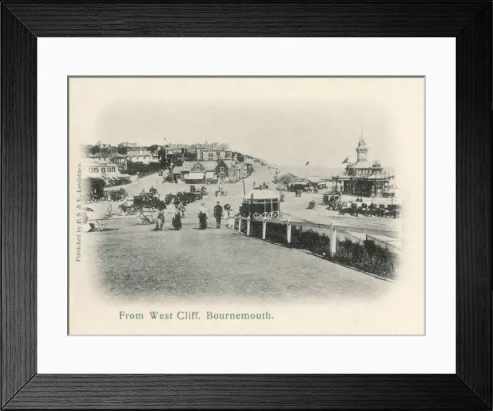 Framed Print : Bournemouth / West Cliff Framed Print : Bournemouth / West Cliff