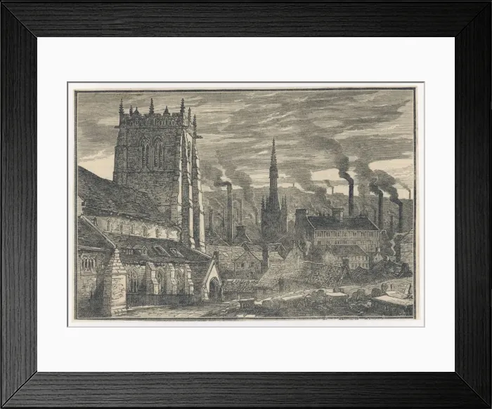 Framed Print : Bradford / Yorkshire / 1882 Framed Print : Bradford / Yorkshire / 1882