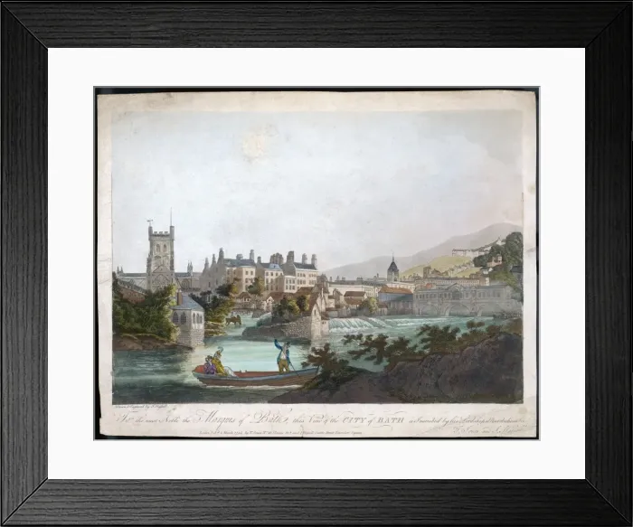Framed Print : Bath / Hassell 1795 Framed Print : Bath / Hassell 1795