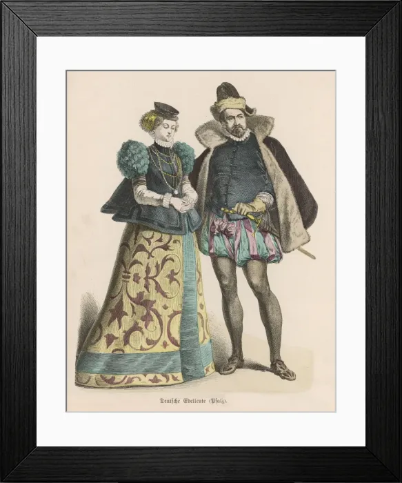 Framed Print : Palatinate Pair 1580 Framed Print : Palatinate Pair 1580