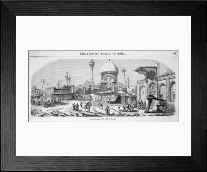 Framed Print : IRAQ  /  BAGHDAD  /  1857