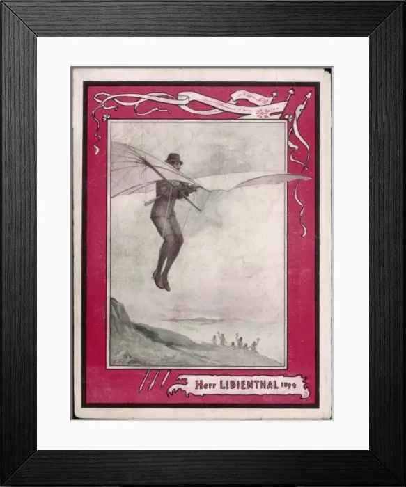 Framed Print : Lilienthal Airborne Framed Print : Lilienthal Airborne