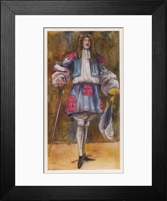Framed Print : Englishman of 1670 Framed Print : Englishman of 1670