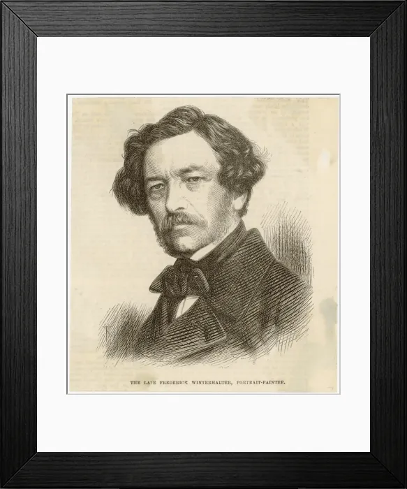 Framed Print : Franz X Winterhalter Framed Print : Franz X Winterhalter