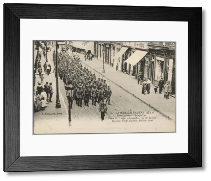 Framed Print : Wwi / Douai Occupied Framed Print : Wwi / Douai Occupied